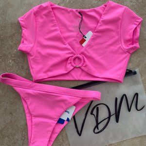 VDM the Label hot pink set NWT